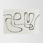 Minimalist One Line Modern Rug Gallery Image 2
