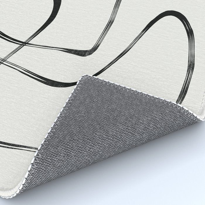 Minimalist One Line Modern Rug Gallery Image 4