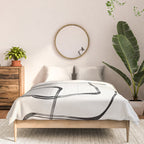 Minimalist One Line Modern Comforter Gallery Image 3