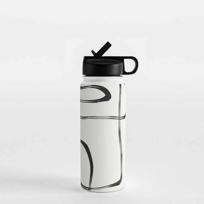 Minimalist One Line Modern Water Bottle Gallery Image 1