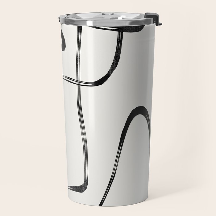 Minimalist One Line Modern Travel Mug Gallery Image 2