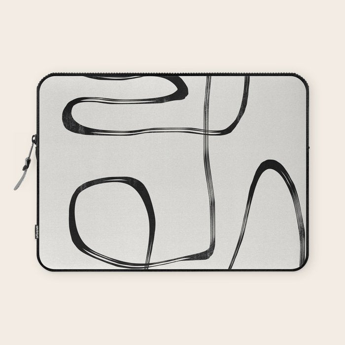 Minimalist One Line Modern Laptop Sleeve Gallery Image 1