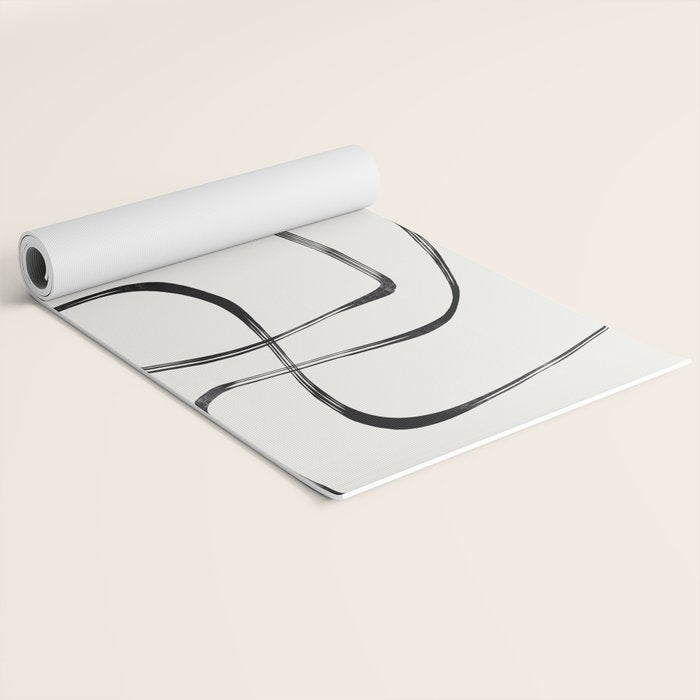 Minimalist One Line Modern Yoga Mat Gallery Image 2