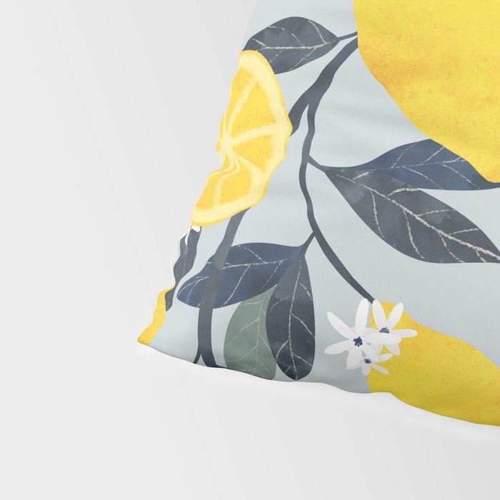 Fruit market retro Mallorca inspiration Pillow Sham Gallery Image 4