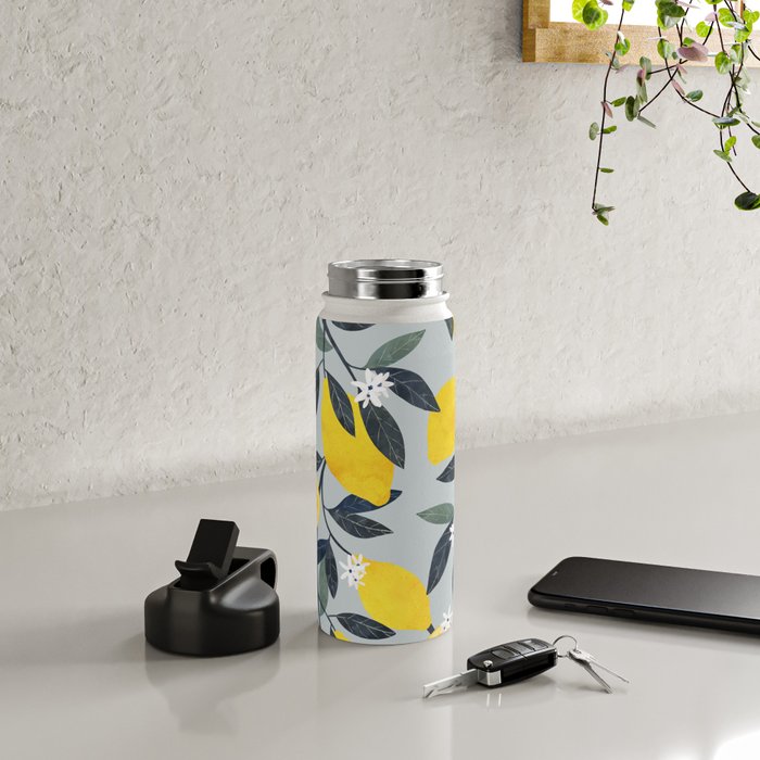 Fruit market retro Mallorca inspiration Water Bottle Gallery Image 4