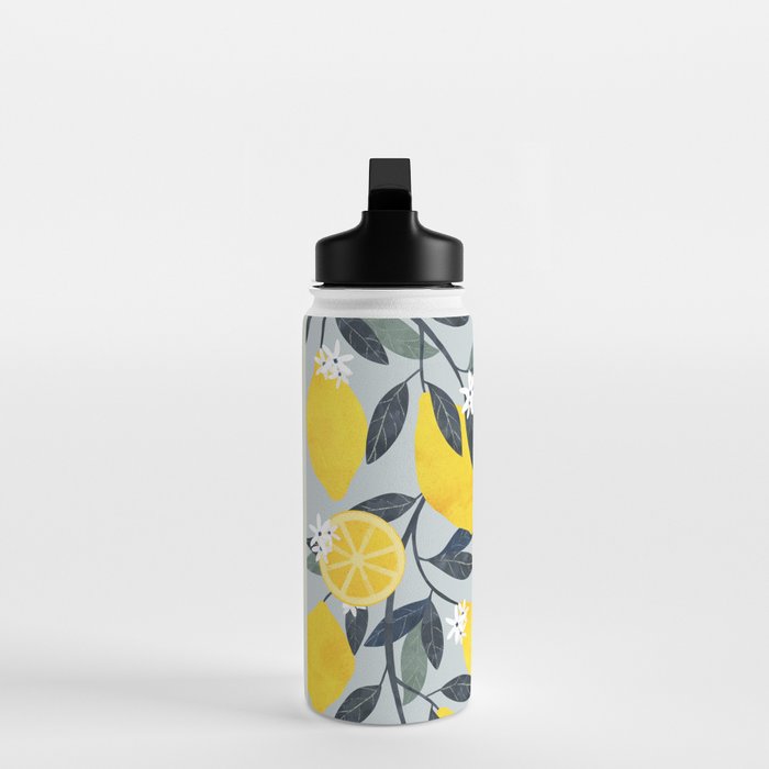 Fruit market retro Mallorca inspiration Water Bottle Gallery Image 3