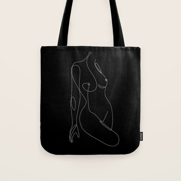 Single Nude Night Tote Bag Gallery Image 1