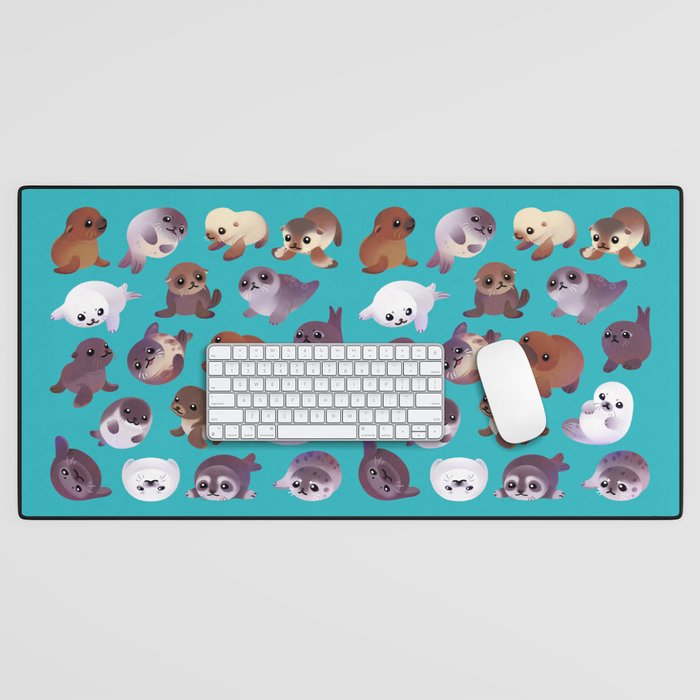 Seal pup Desk Mat Gallery Image 1