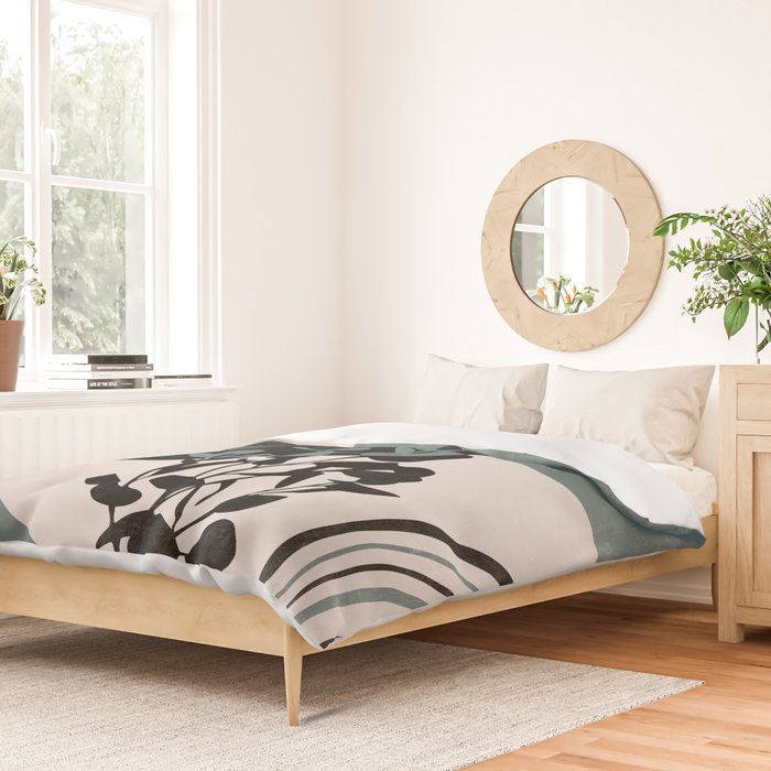 Eucalyptus Boho Botanical Duvet Cover Gallery Image 2