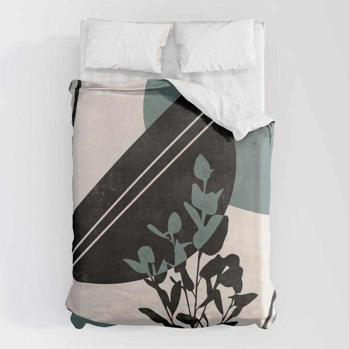 Eucalyptus Boho Botanical Duvet Cover Gallery Image 1
