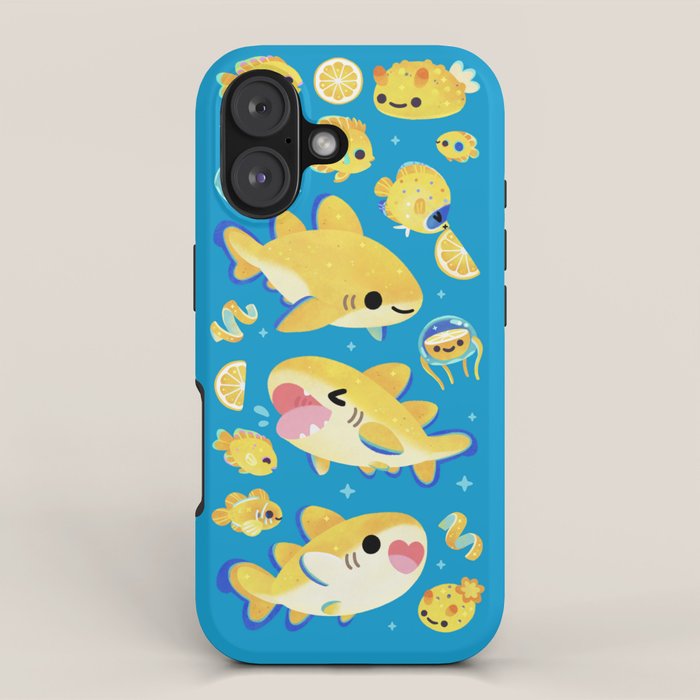 Lemon shark and friends  iPhone Case Gallery Image 1