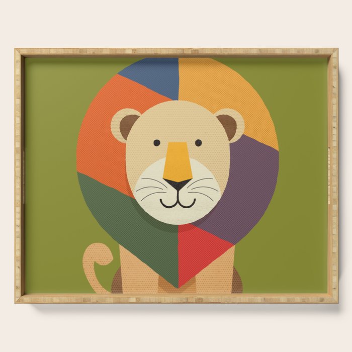 Lion Serving Tray Gallery Image 1