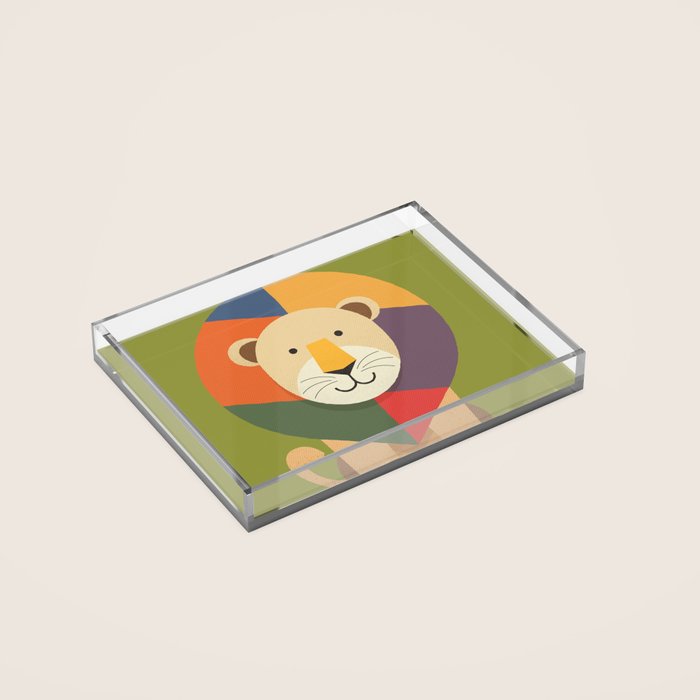 Lion Acrylic Tray Gallery Image 2