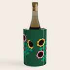 Colorful Abstract Sunflowers Wine Chiller Gallery Image 1