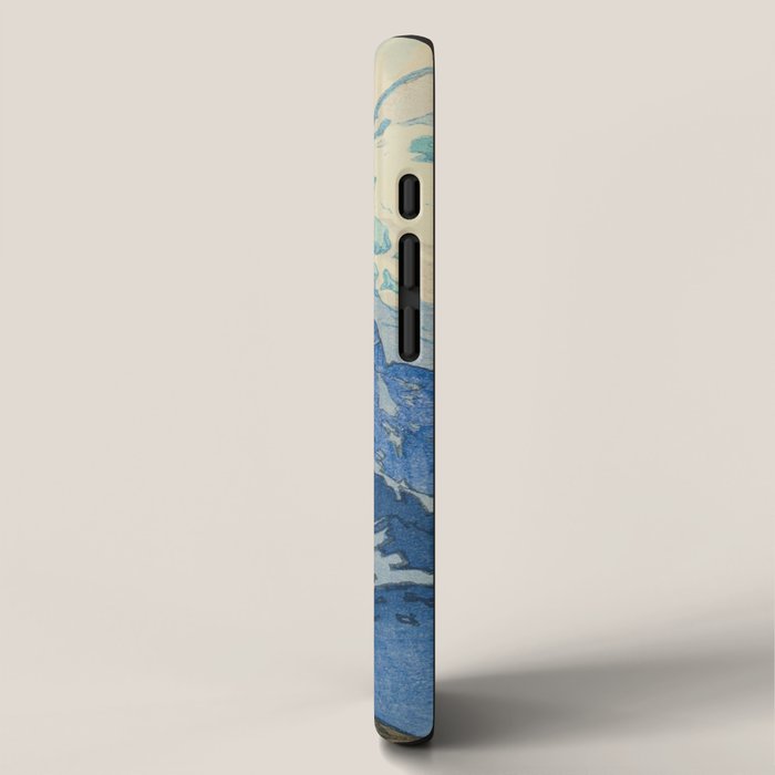The Jungfrau Vintage Beautiful Japanese Woodblock Print Hiroshi Yoshida iPhone Case Gallery Image 2