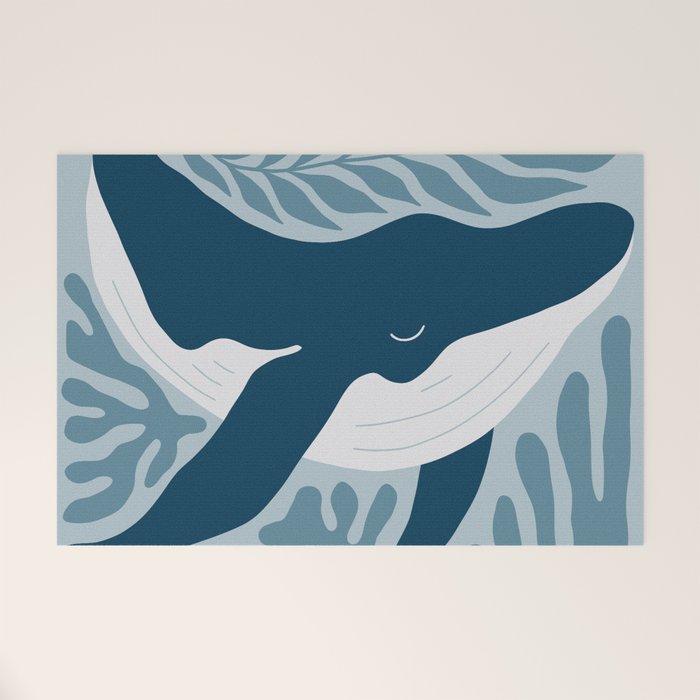 Whale Kingdom Welcome Mat Gallery Image 1