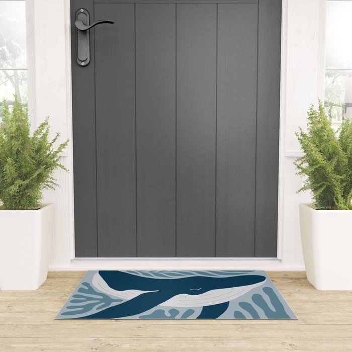 Whale Kingdom Welcome Mat Gallery Image 3