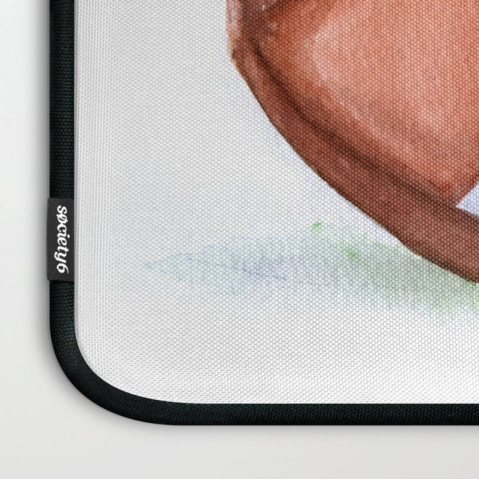 Football Watercolor Laptop Sleeve Gallery Image 3
