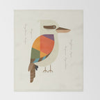 Laughing Kookaburra Throw Blanket Gallery Image 2
