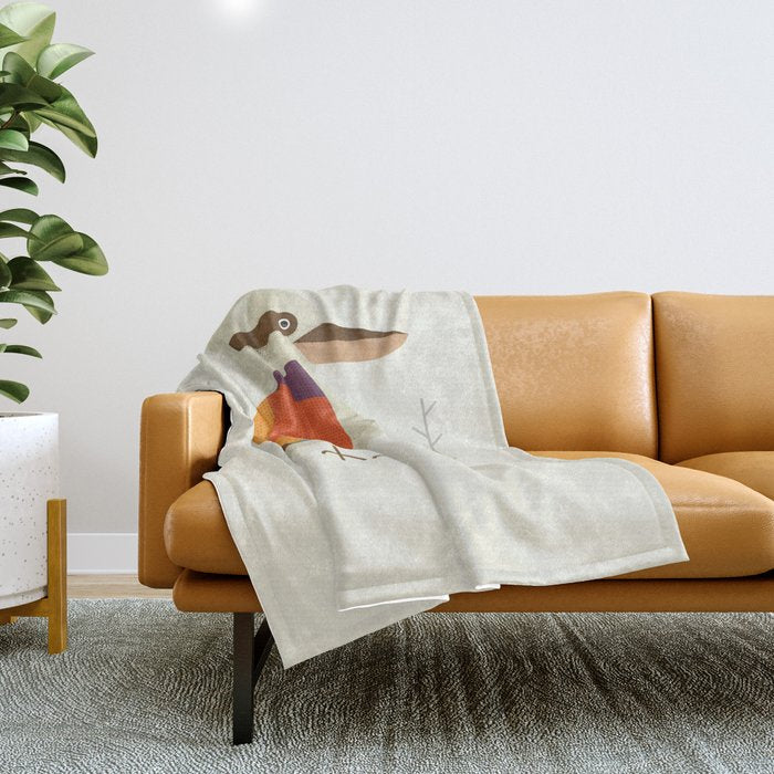 Laughing Kookaburra Throw Blanket Gallery Image 1