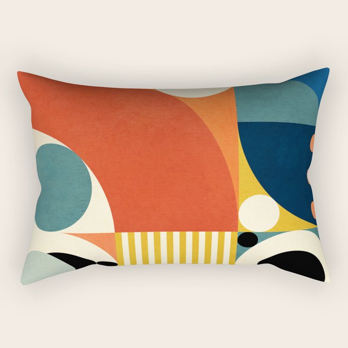 Roud Flow No 3 Rectangular Pillow Gallery Image 1