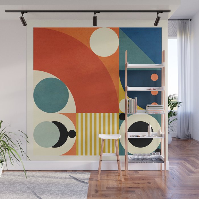 Roud Flow No 3 Wall Mural Gallery Image 1