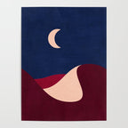 LANDSHAPES - Desert - night Poster Gallery Image 4
