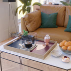 LANDSHAPES - Desert - night Serving Tray Gallery Image 2