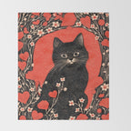 Valentines Kitty Throw Blanket Gallery Image 2