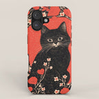 Valentines Kitty iPhone Case Gallery Image 1