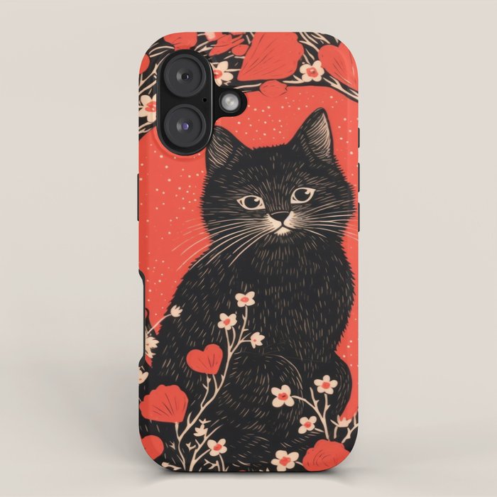 Valentines Kitty iPhone Case Gallery Image 1