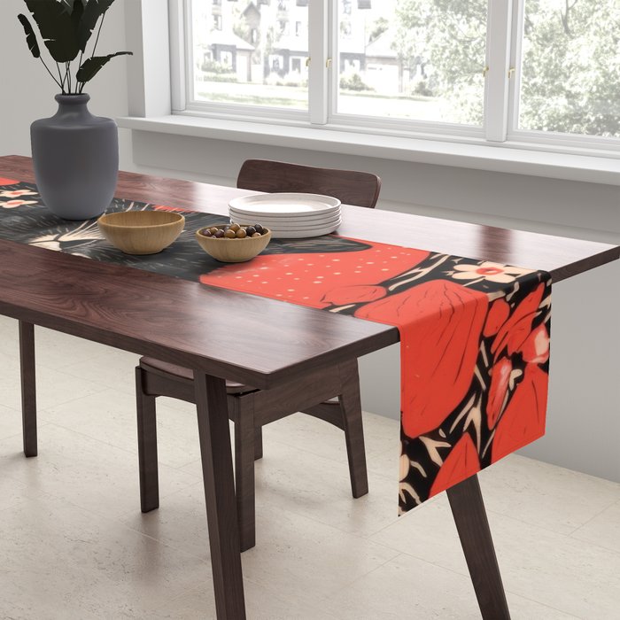 Valentines Kitty Table Runner Gallery Image 2