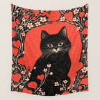 Valentines Kitty Wall Tapestry Gallery Image 4