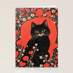 Valentines Kitty Stationery Card Gallery Image 2