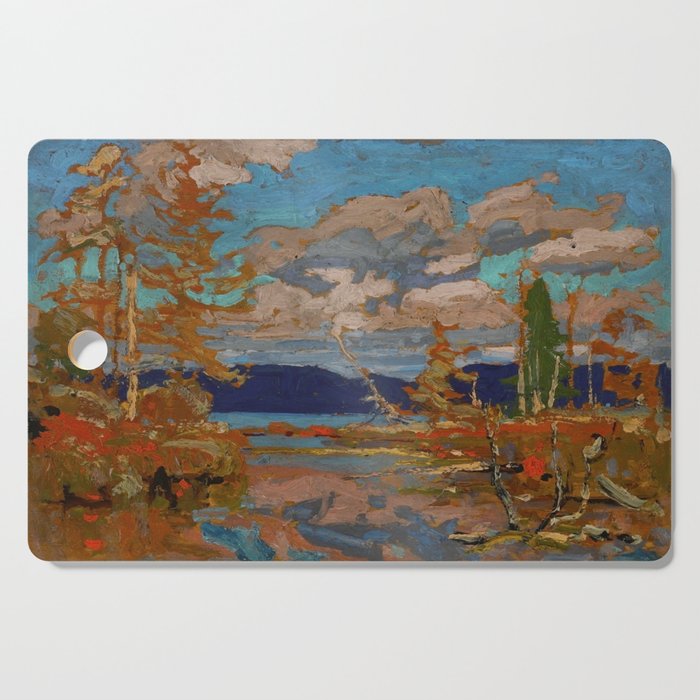 Tom Thomson The Lake, Bright Day 1916 Canadian Landscape Artist Cutting Board Gallery Image 1