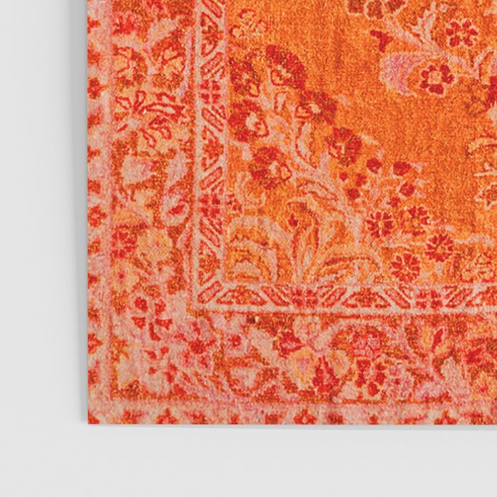 Orange Bohemian Oriental Heritage Traditional Vintage Moroccan Style Poster Gallery Image 3