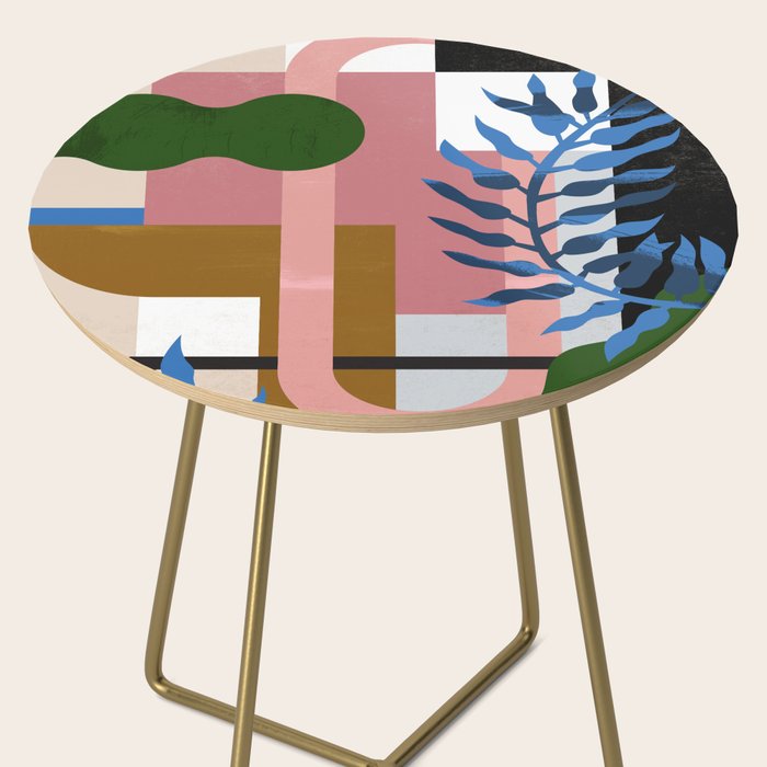 Leather Fern Side Table Gallery Image 2