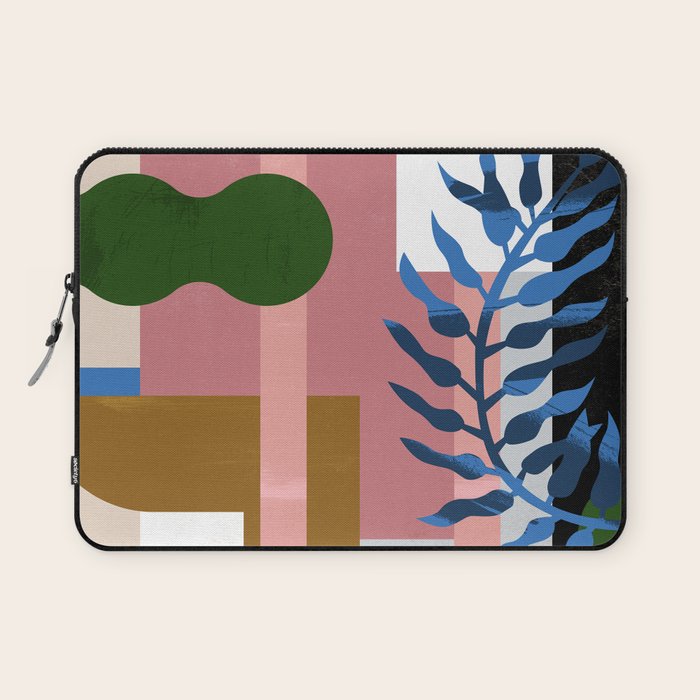 Leather Fern Laptop Sleeve Gallery Image 1