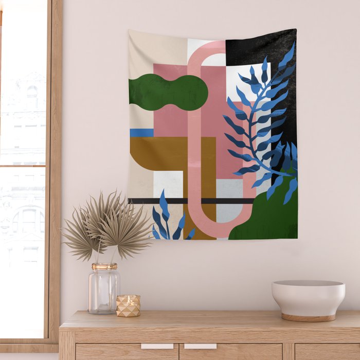 Leather Fern Wall Tapestry Gallery Image 2