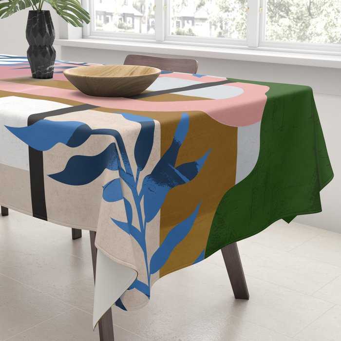 Leather Fern Tablecloth Gallery Image 3