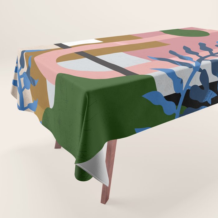 Leather Fern Tablecloth Gallery Image 1