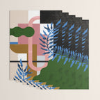 Leather Fern Wrapping Paper Gallery Image 3