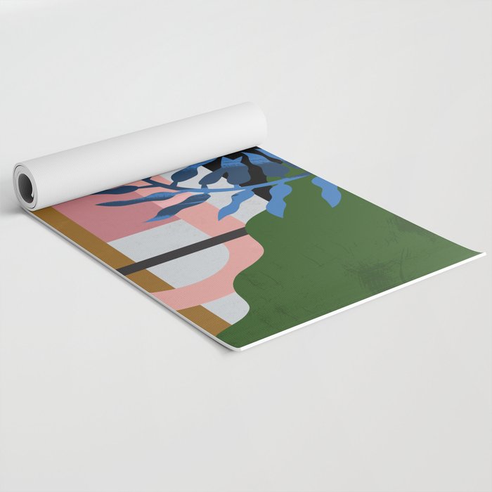 Leather Fern Yoga Mat Gallery Image 2