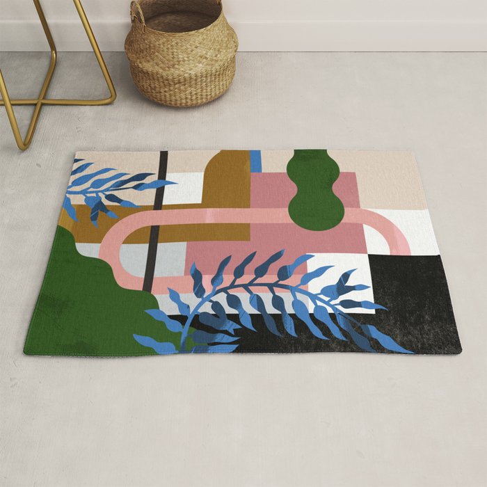Leather Fern Rug Gallery Image 1