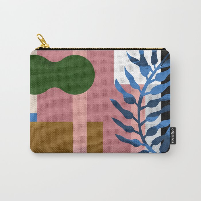 Leather Fern Carry All Pouch Gallery Image 1