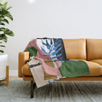 Leather Fern Throw Blanket Gallery Image 1