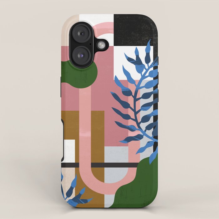 Leather Fern iPhone Case Gallery Image 1