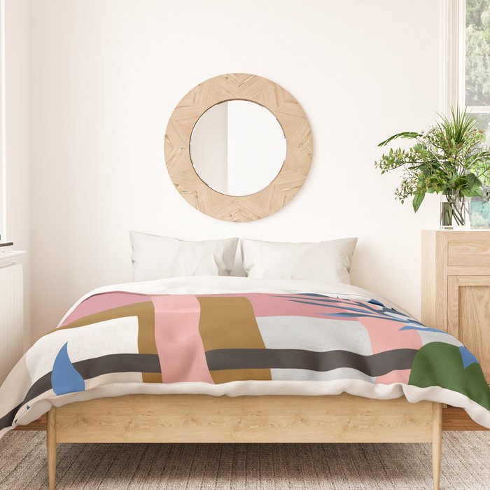 Leather Fern Duvet Cover Gallery Image 3