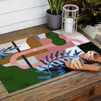 Leather Fern Outdoor Rug Gallery Image 2
