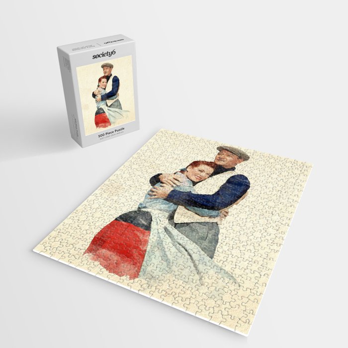 The Quiet Man - Watercolor Jigsaw Puzzle Gallery Image 2